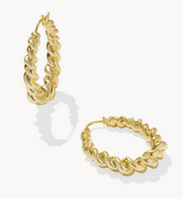 Load image into Gallery viewer, Kendra Scott Haisley Hoop Earrings
