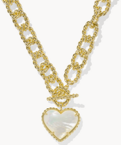 Kendra Scott Haisley Heart Statement Necklace