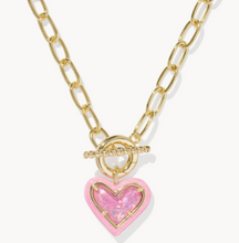 Load image into Gallery viewer, Kendra Scott Ari Heart Frame Link and Chain Necklace
