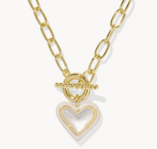 Load image into Gallery viewer, Kendra Scott Ari Heart Frame Link and Chain Necklace
