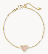 Load image into Gallery viewer, Kendra Scott Ari Heart Delicate Bracelet in Gold
