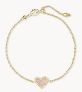 Kendra Scott Ari Heart Delicate Bracelet in Gold