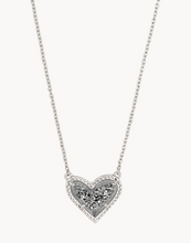 Load image into Gallery viewer, Kendra Scott Ari Short Pendant Necklace in Silver
