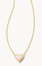 Load image into Gallery viewer, Kendra Scott Framed Ari Heart Pendant Necklace in Gold
