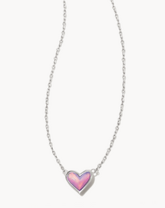 Kendra Scott Framed Ari Pendant Necklace in Silver