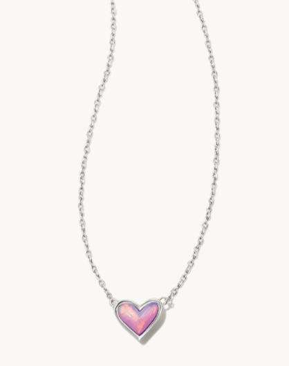 Kendra Scott Framed Ari Pendant Necklace in Silver