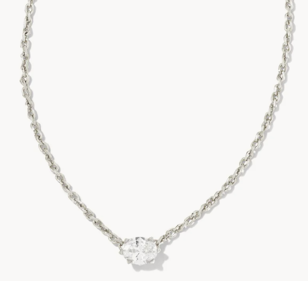 Kendra Scott Cailin Pendant Necklace in Silver