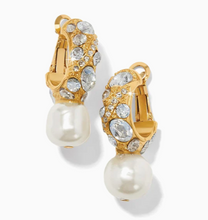Load image into Gallery viewer, Brighton Trust Your Journey Pearl Hoop Earrings
