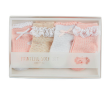 Load image into Gallery viewer, Pointelle Baby Sock Set
