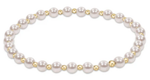 Enewton Classic Grateful Pattern Bead Bracelet with Pearls