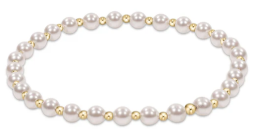 Enewton Classic Grateful Pattern Bead Bracelet with Pearls