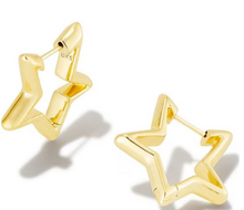Load image into Gallery viewer, Kendra Scott Star Huggie Earrings
