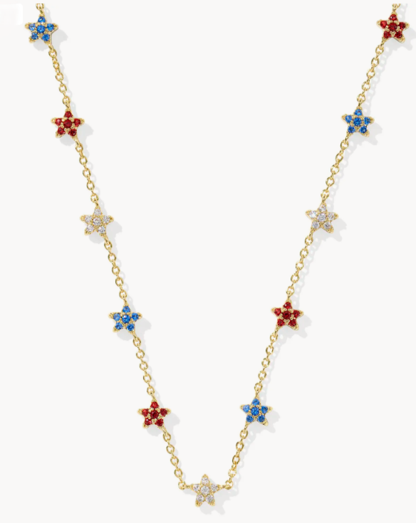 Kendra Scott Sierra Crystal Star Strand Necklace