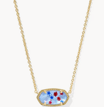 Load image into Gallery viewer, Kendra Scott Elisa Necklace in Red, White, &amp; Blue Illusion
