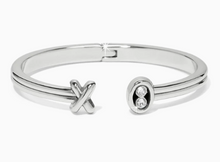 Load image into Gallery viewer, Brighton Hugs &amp; Kisses Open Hinged Bangle
