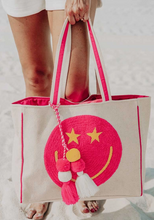 Load image into Gallery viewer, Happy Face Tote Bag
