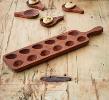 Load image into Gallery viewer, Wooden Deviled Egg Board

