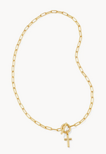 Load image into Gallery viewer, Kendra Scott Cross Link &amp; Chain Necklace

