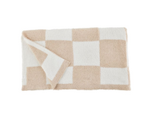 Load image into Gallery viewer, Checkered Chenille Blanket
