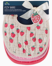 Load image into Gallery viewer, Strawberry Bib Set
