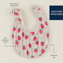Load image into Gallery viewer, Strawberry Bib Set
