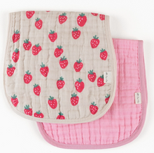 Load image into Gallery viewer, Strawberry Burp Cloths
