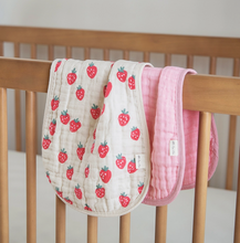 Load image into Gallery viewer, Strawberry Burp Cloths
