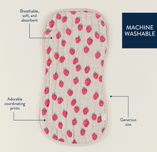Load image into Gallery viewer, Strawberry Burp Cloths

