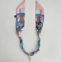 Load image into Gallery viewer, Zebra Faith Scarf Necklace
