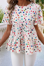 Load image into Gallery viewer, Curvy Polka Dot Top
