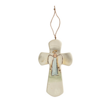 Load image into Gallery viewer, Ceramic Cross Ornament
