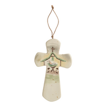 Load image into Gallery viewer, Ceramic Cross Ornament

