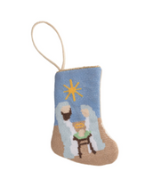 Load image into Gallery viewer, Needlepoint Stocking Ornament
