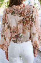 Load image into Gallery viewer, Floral Button Down Top
