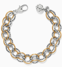 Load image into Gallery viewer, Brighton Pebble Link Two Tone Bracelet
