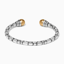 Load image into Gallery viewer, Brighton Pebble Link Two Tone Open Flex Cuff
