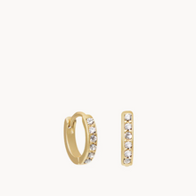 Load image into Gallery viewer, Grateful Hoop Earrings
