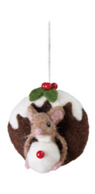 Load image into Gallery viewer, Felt Mouse Ornament
