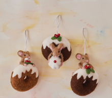 Load image into Gallery viewer, Felt Mouse Ornament
