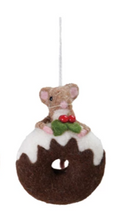 Load image into Gallery viewer, Felt Mouse Ornament
