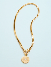 Load image into Gallery viewer, Radiant Medallion Charm Necklace
