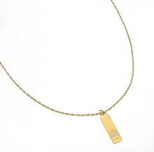 Load image into Gallery viewer, Initial Bar Necklace
