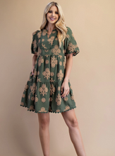 Load image into Gallery viewer, Ric Rac Trim Dress
