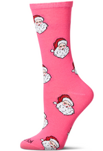 Load image into Gallery viewer, Retro Santa Socks

