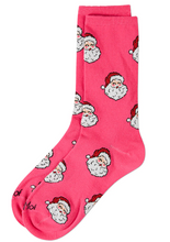 Load image into Gallery viewer, Retro Santa Socks
