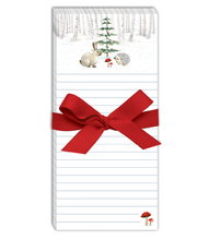 Load image into Gallery viewer, Woodland Christmas List Pad
