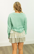 Load image into Gallery viewer, Sequin Tree Patch on Mint
