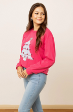 Load image into Gallery viewer, Hot Pink Sequin Christmas
