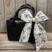 Load image into Gallery viewer, Black Floral Scarf
