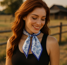 Load image into Gallery viewer, Blue Ribbon Scarf

